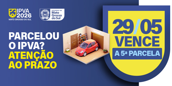 Banner IPVA 2026, Parcelou o IPVA? atenção ao prazo, dia 31 de março vence a terceira parcela